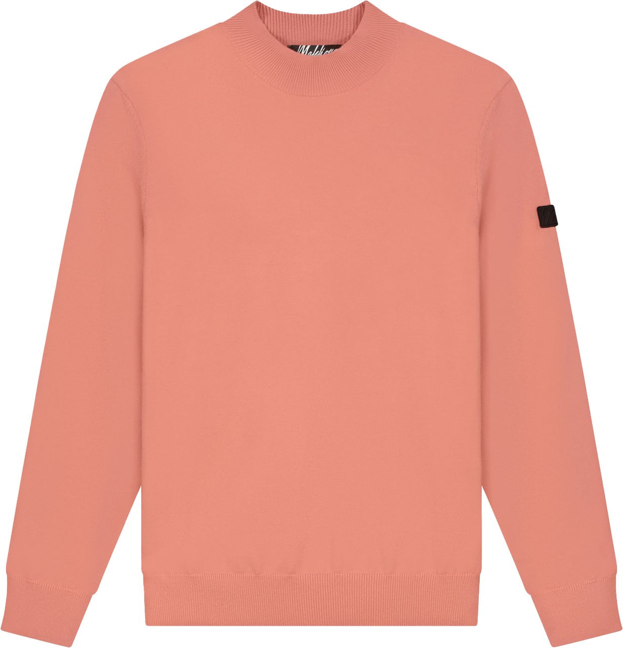 Malelions Malelions Men Knitted Mock Neck Sweater Rood