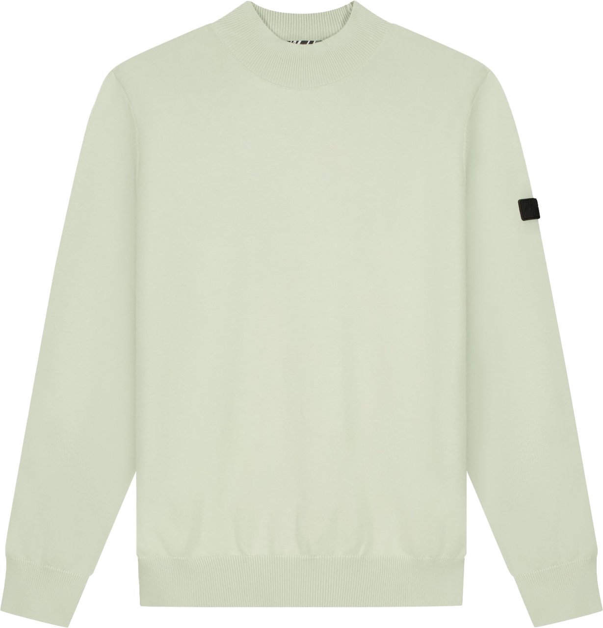 Malelions Malelions Men Knitted Mock Neck Sweater Blauw
