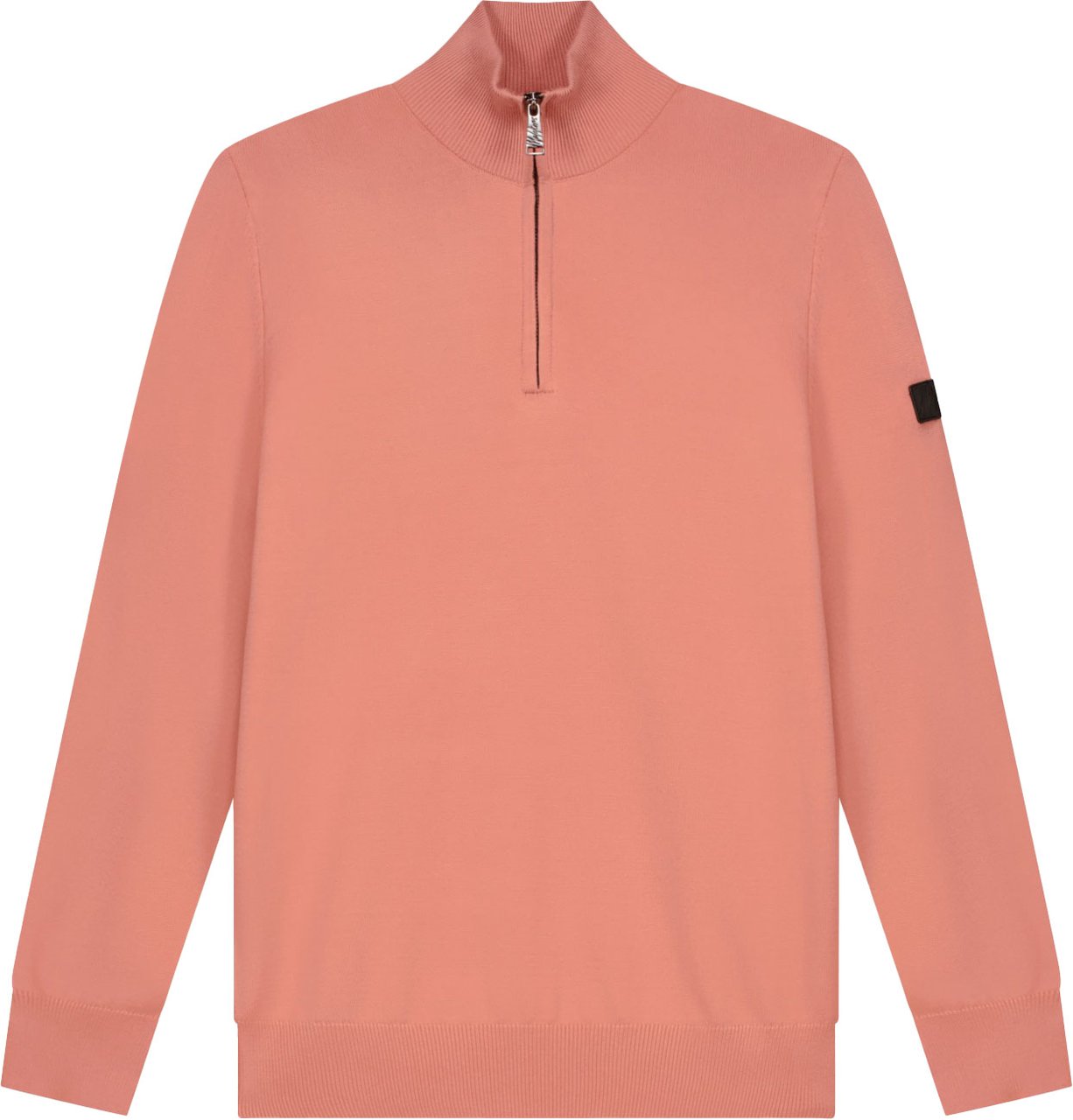 Malelions Malelions Men Knitted Quarter Zip Rood