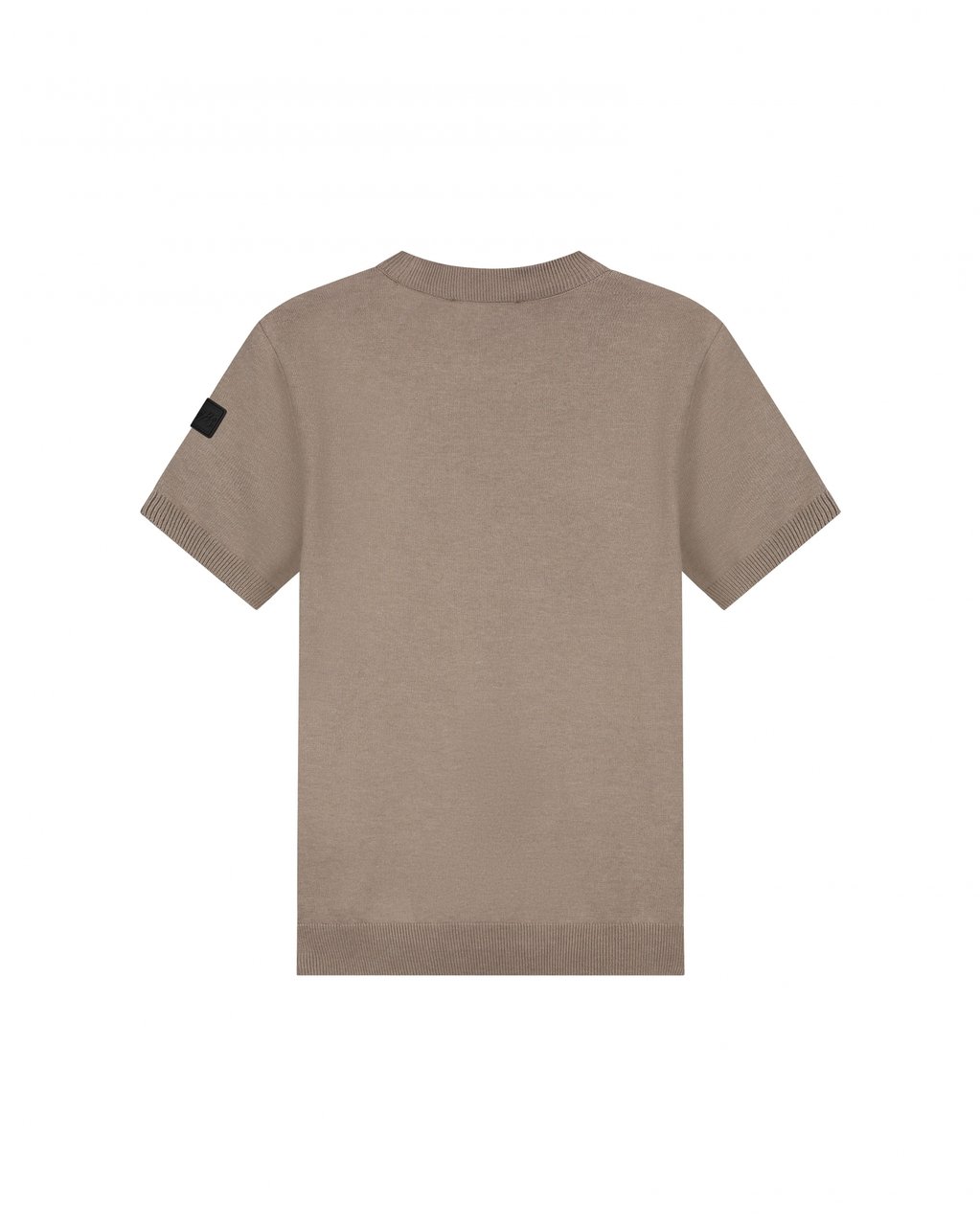 Malelions Malelions Men Knitted T-Shirt Taupe