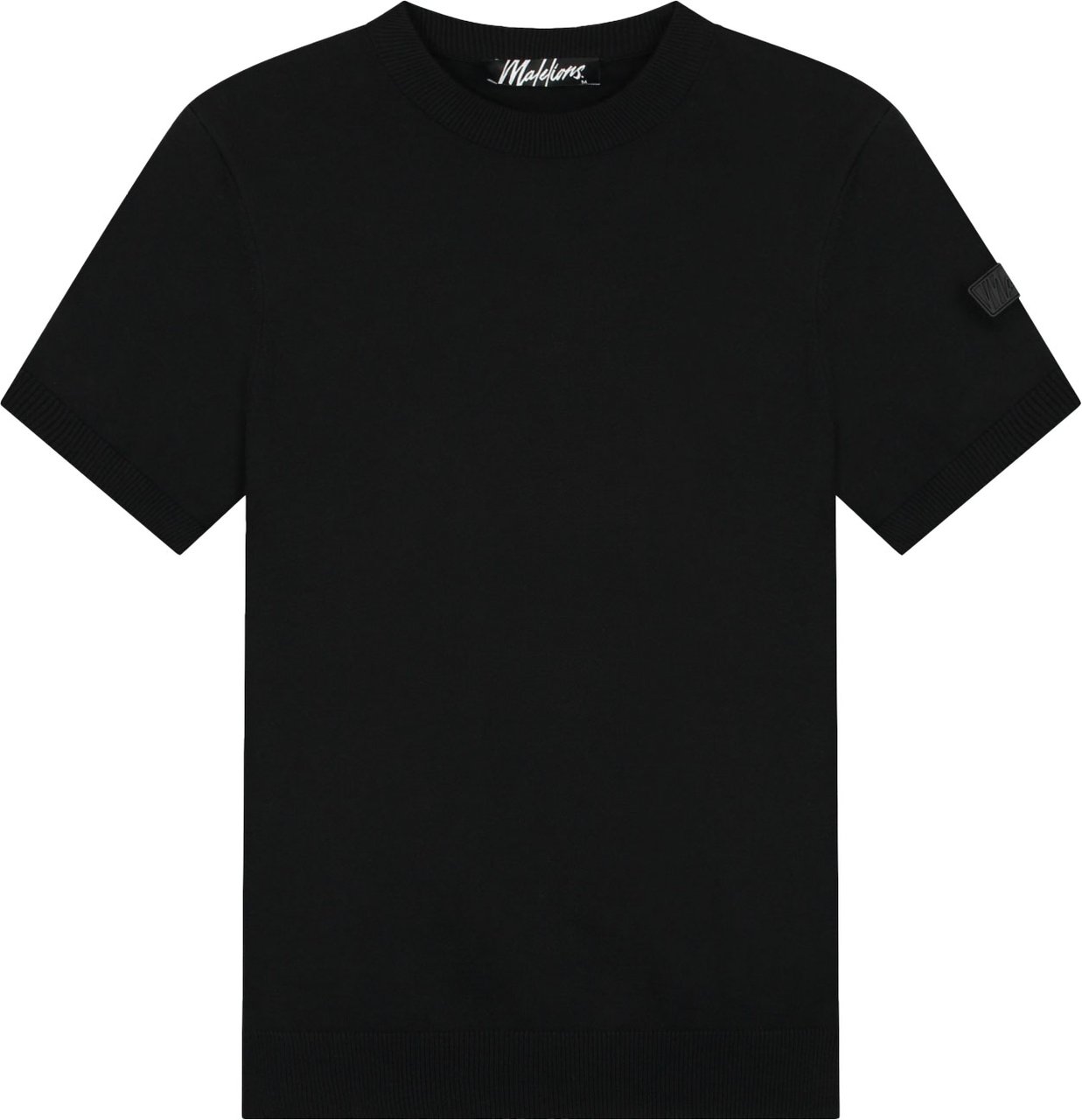 Malelions Malelions Men Knitted T-Shirt Zwart