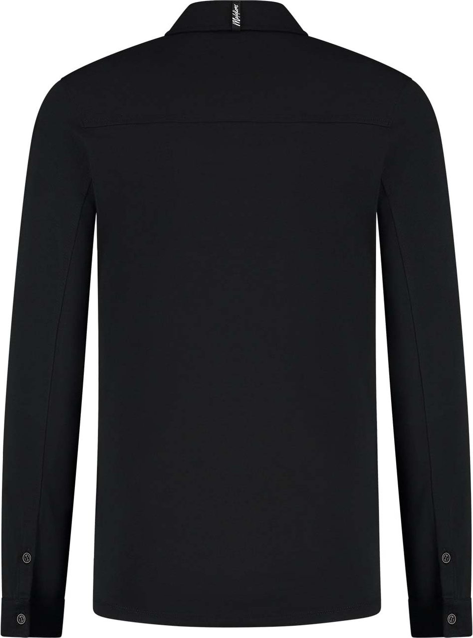 Malelions Malelions Men Button-Down Shirt Zwart