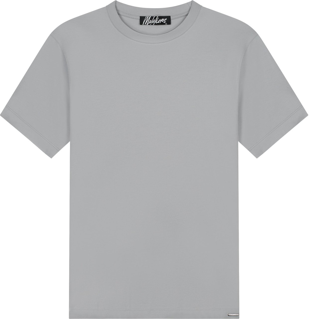 Malelions Malelions Men Mercerized T-Shirt Grijs