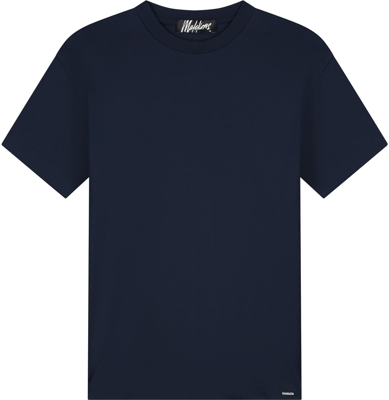 Malelions Malelions Men Mercerized T-Shirt Blauw