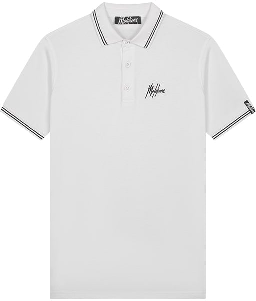 Malelions Malelions Men Signature Polo Wit