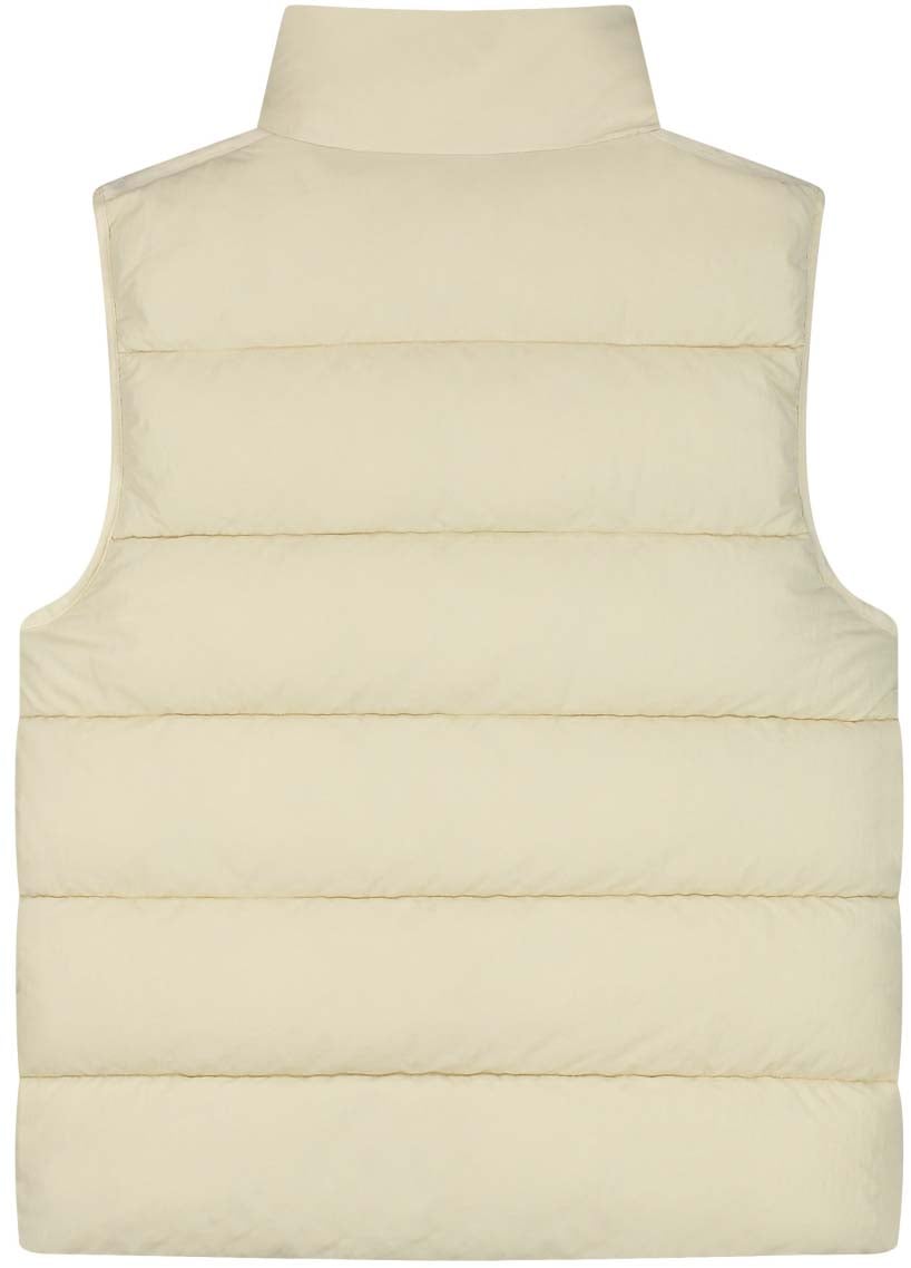 Malelions Malelions Men Matt Crinkle Padded Vest Beige