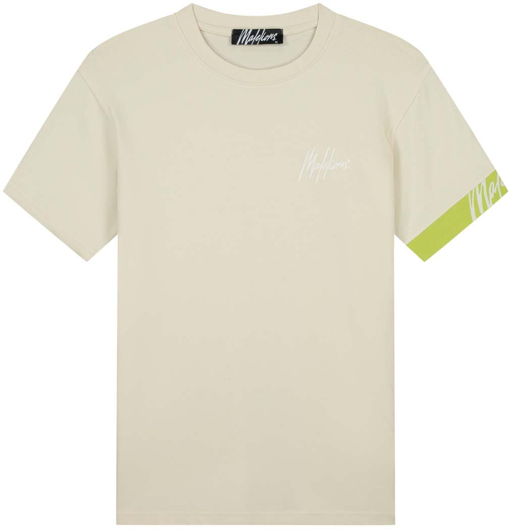 Malelions Malelions Men Captain T-Shirt 2.0 Beige