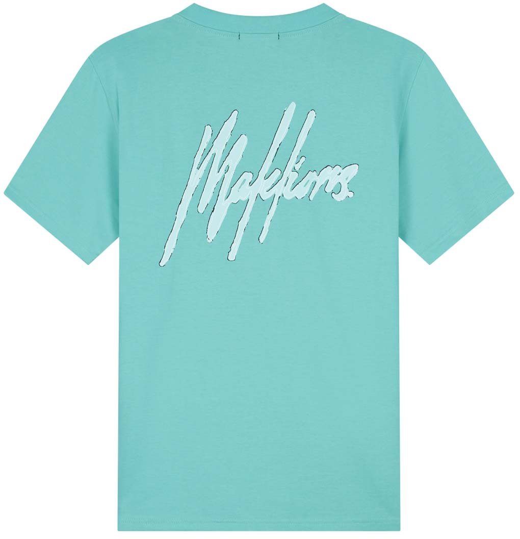 Malelions Malelions Men Signature Sketch T-Shirt Blauw