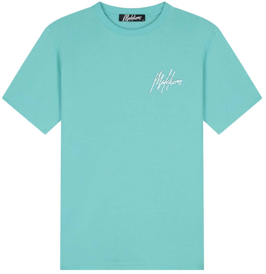Malelions Malelions Men Signature Sketch T-Shirt Blauw