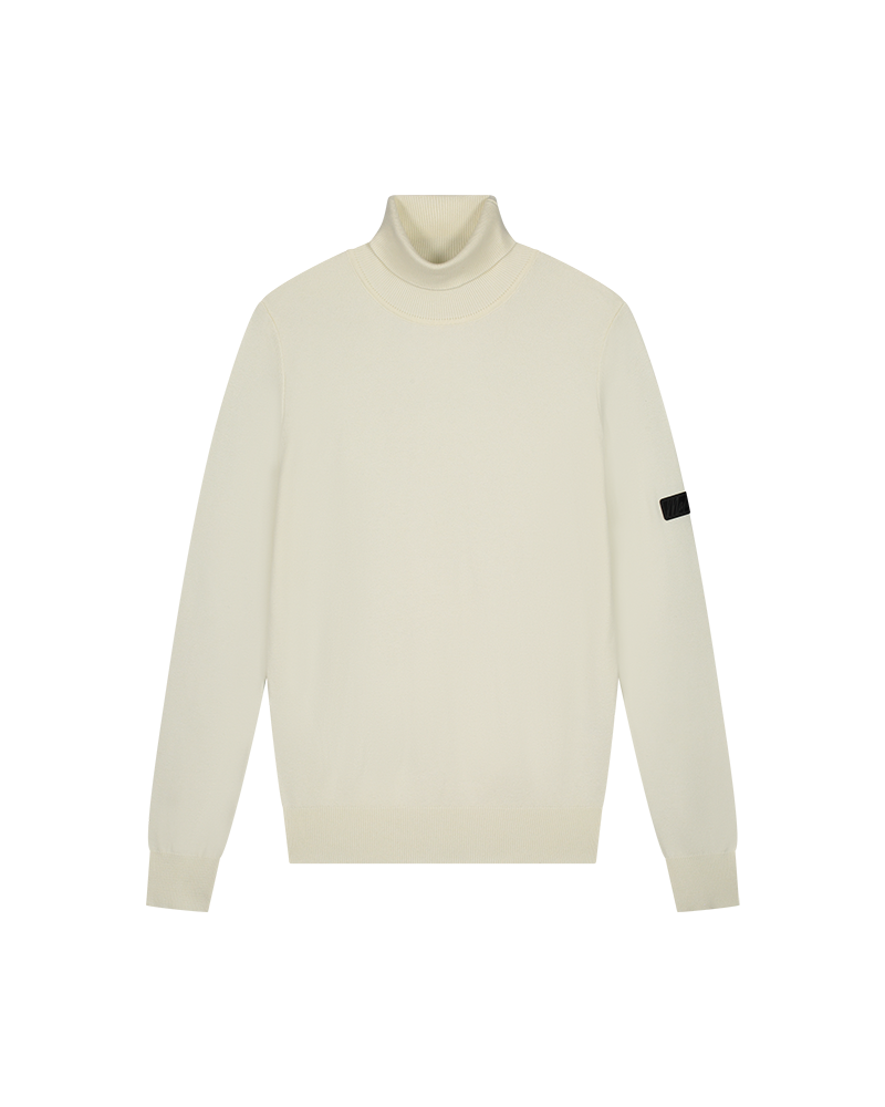 Malelions Malelions Men Knit Turtleneck Beige