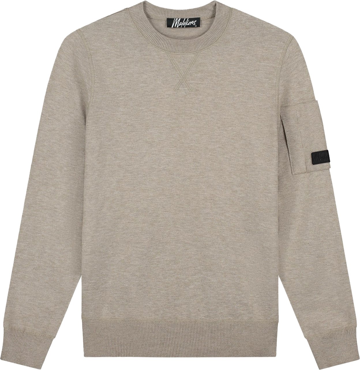 Malelions Malelions Men Knitted Sweater Beige