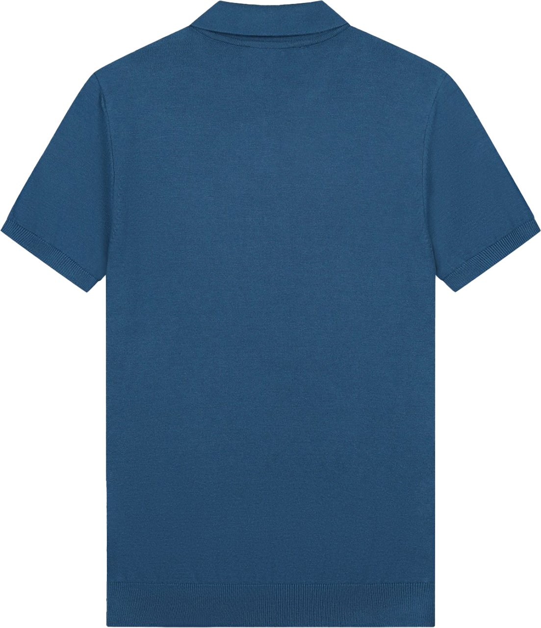 Malelions Malelions Men Knitted Patch Polo Blauw