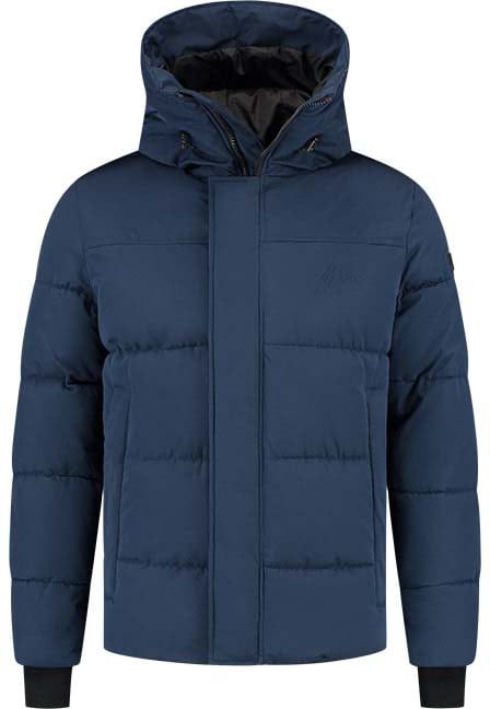 Malelions Malelions Men Porter Parka Blauw