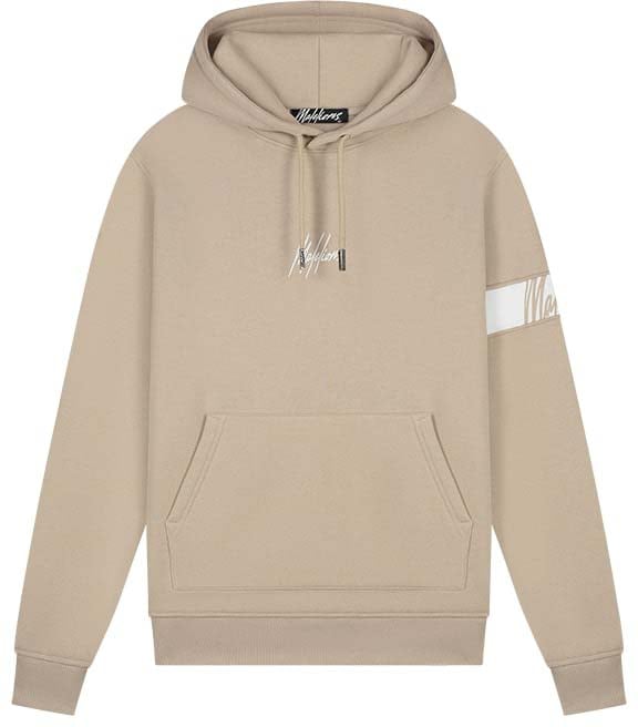 Malelions Malelions Men Captain Hoodie 2.0 Taupe