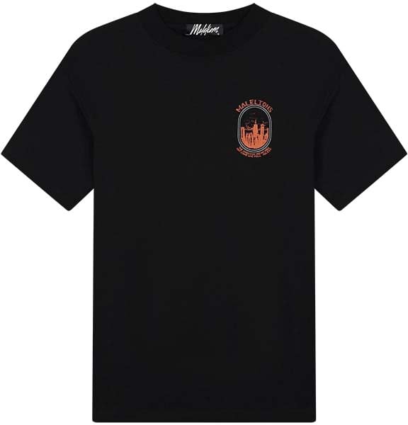 Malelions Malelions Men Skyline T-Shirt Zwart