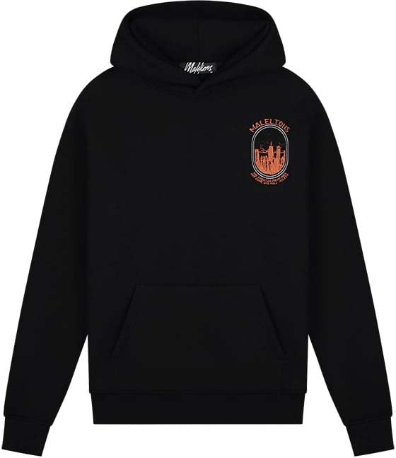 Malelions Malelions Men Skyline Hoodie Zwart