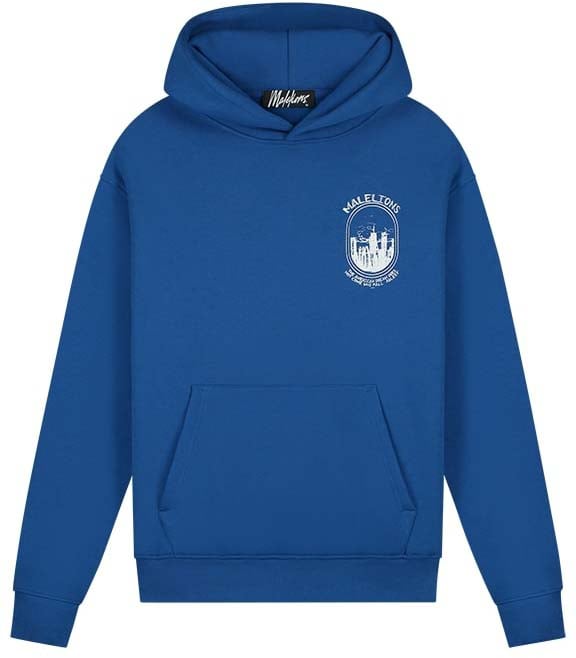 Malelions Malelions Men Skyline Hoodie Blauw