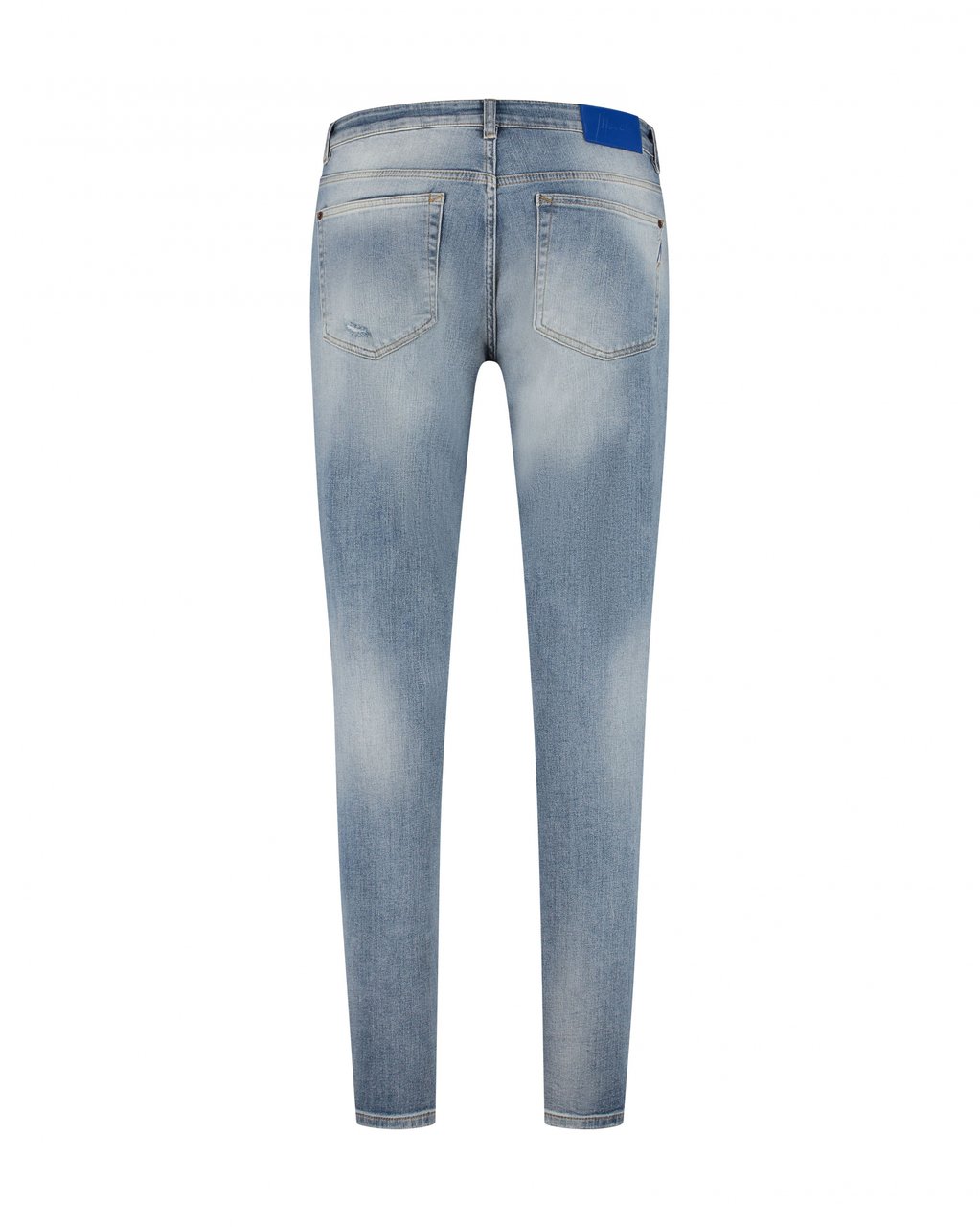 Malelions Malelions Men Slim Regular Destroyed Jeans Blauw