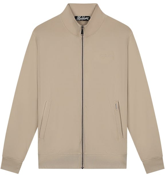 Malelions Malelions Men Logo Zip Vest Taupe