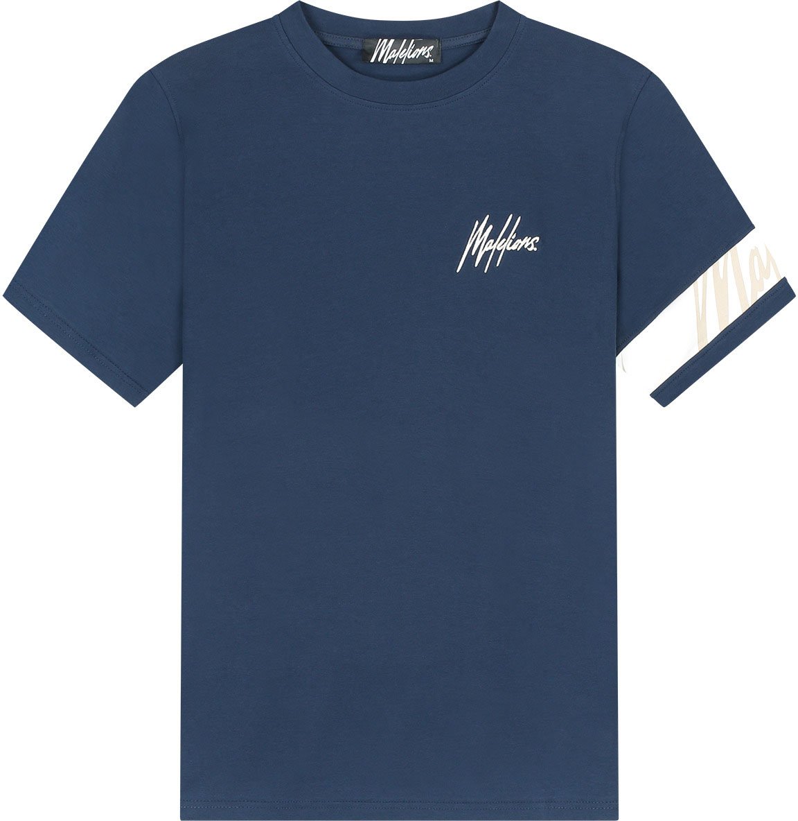 Malelions Malelions Men Captain T-Shirt Blauw