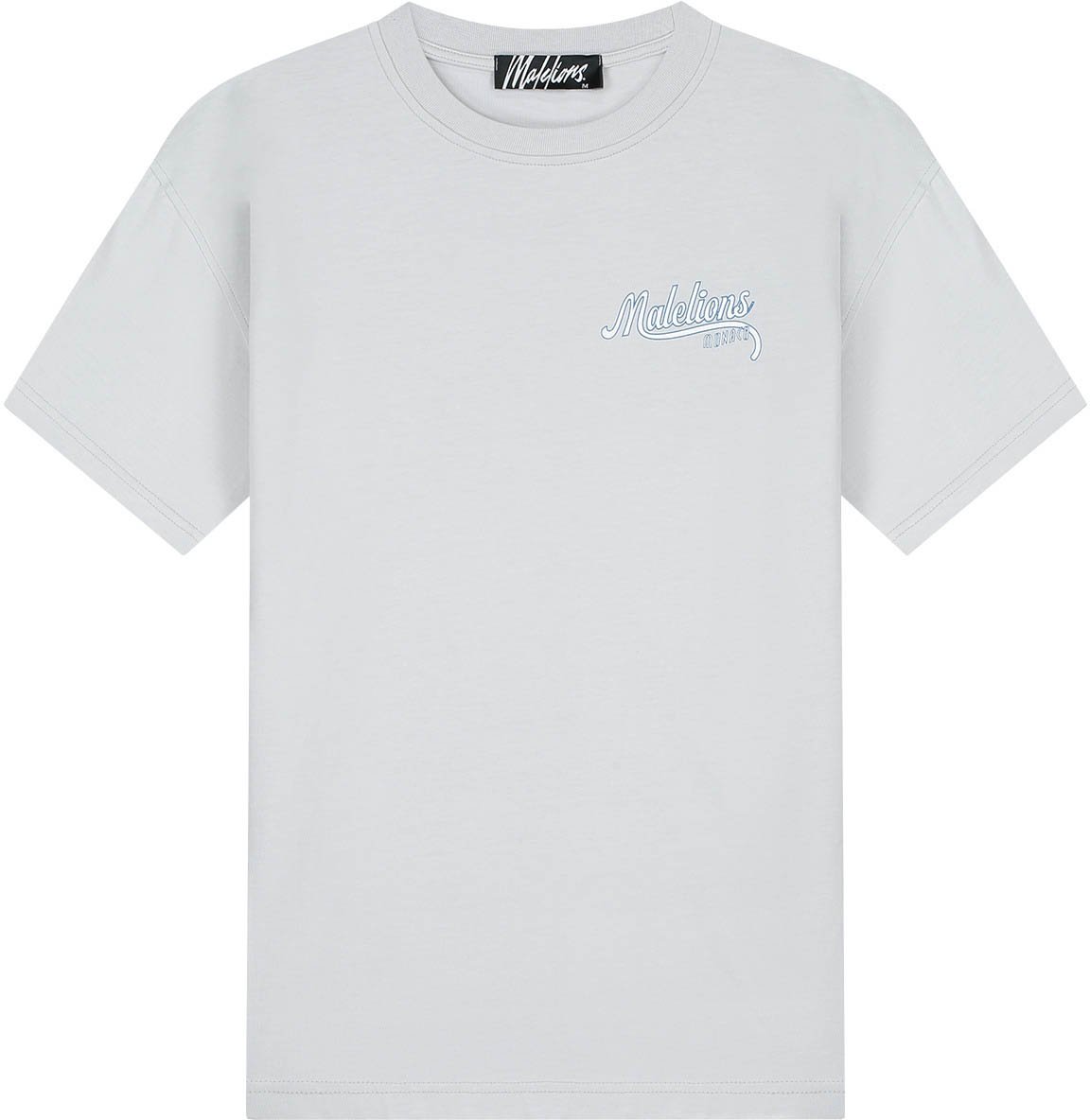 Malelions Malelions Men Casino T-Shirt Grijs
