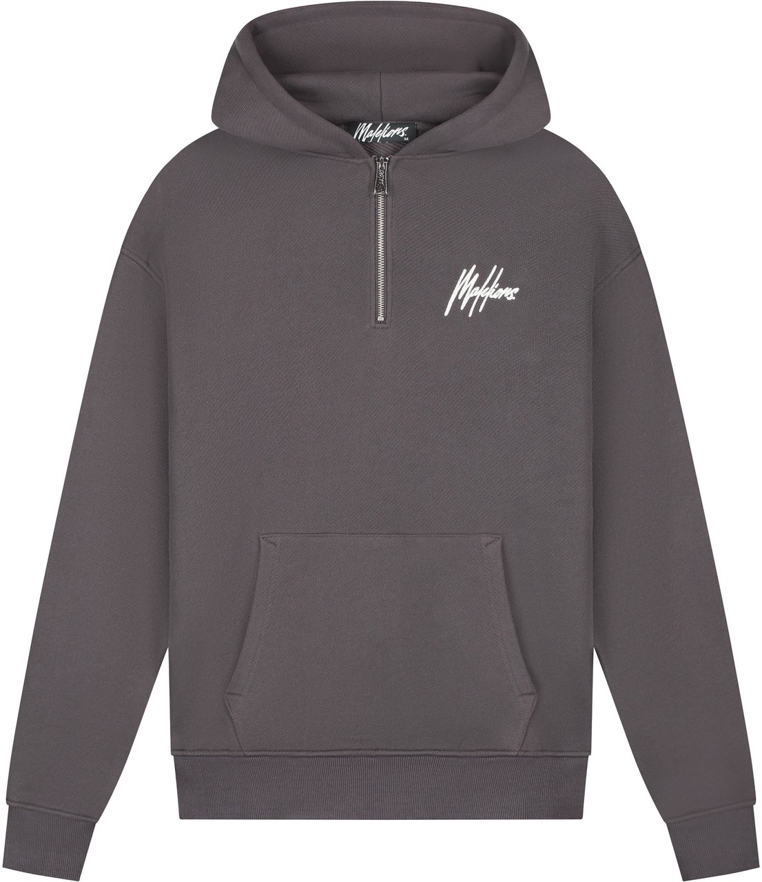 Malelions Malelions Men Chainstitch Signature Half Zip Hoodie Bruin