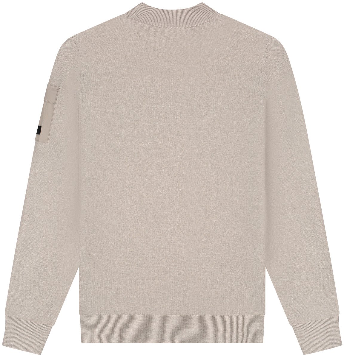 Malelions Malelions Men Knitted Pocket Mockneck Beige