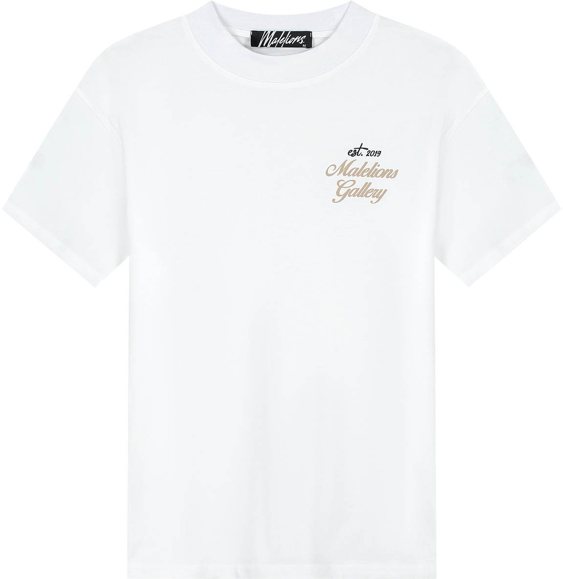 Malelions Malelions Men Gallery T-Shirt Wit