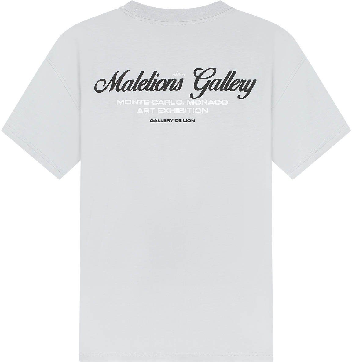 Malelions Malelions Men Gallery T-Shirt Grijs