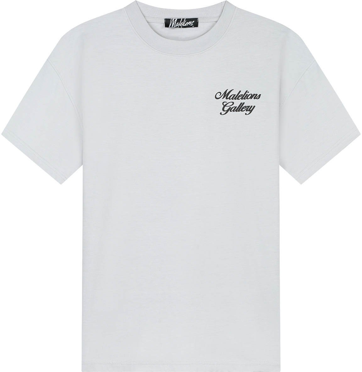 Malelions Malelions Men Gallery T-Shirt Grijs