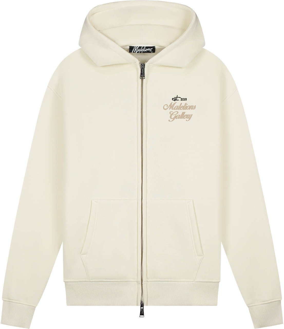 Malelions Malelions Men Gallery Zip Hoodie Wit