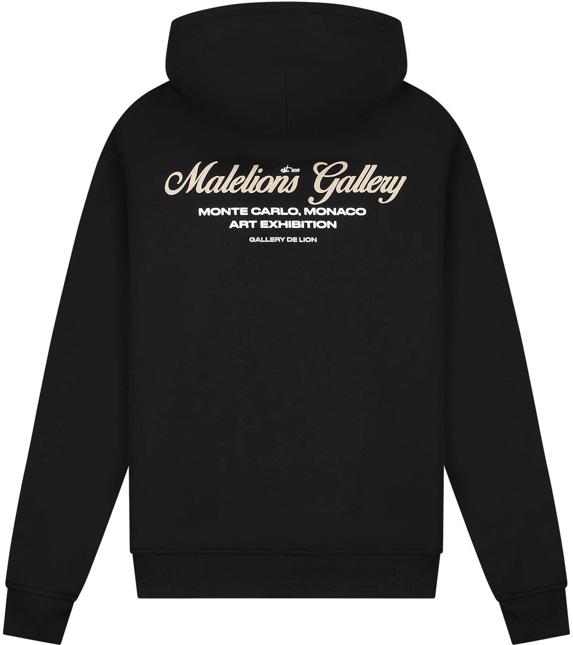 Malelions Malelions Men Gallery Zip Hoodie Zwart