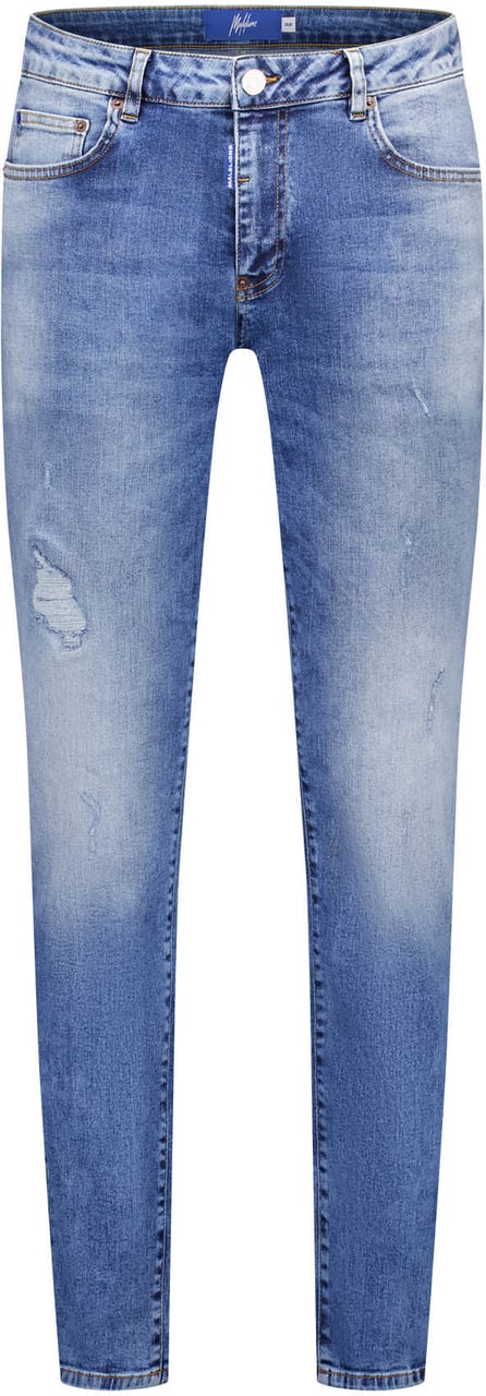 Malelions Malelions Men Tapered Jeans Blauw