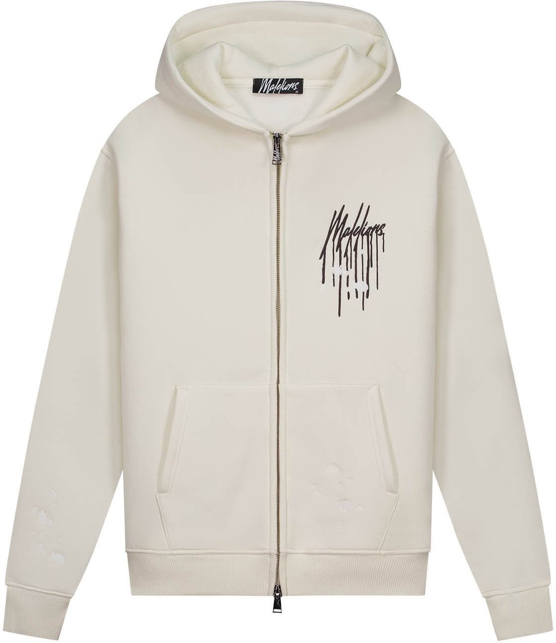 Malelions Malelions Men Painter Zip Hoodie Wit