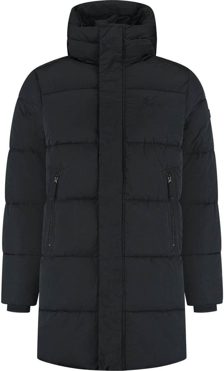 Malelions Malelions Men Mid Length Puffer Jacket Zwart