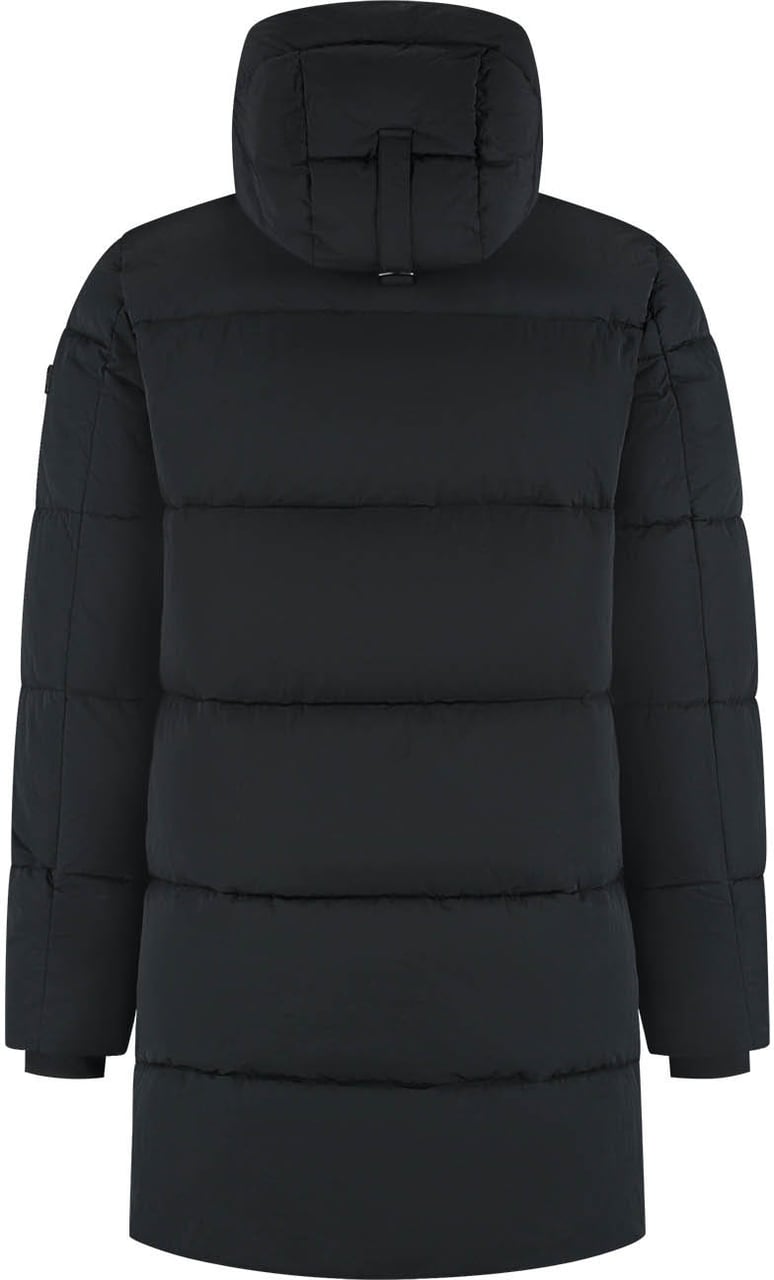Malelions Malelions Men Mid Length Puffer Jacket Zwart