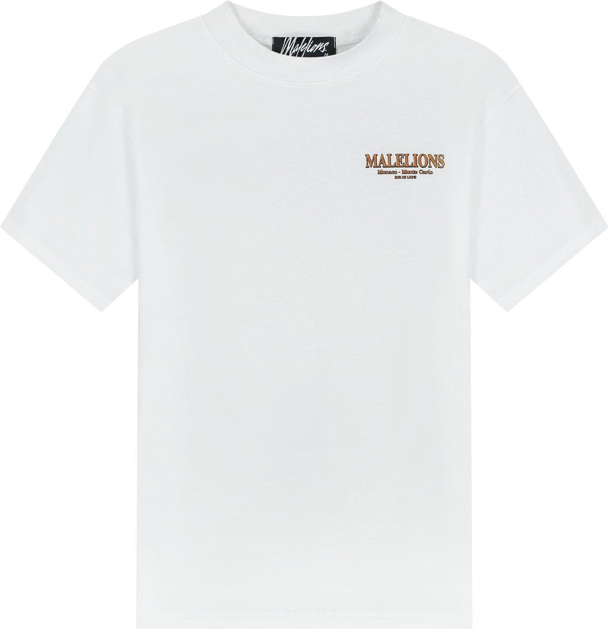 Malelions Malelions Men Monaco T-Shirt Wit