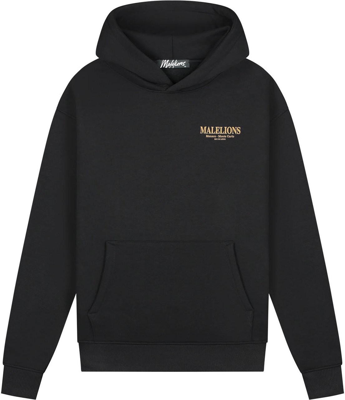Malelions Malelions Men Monaco Hoodie Zwart