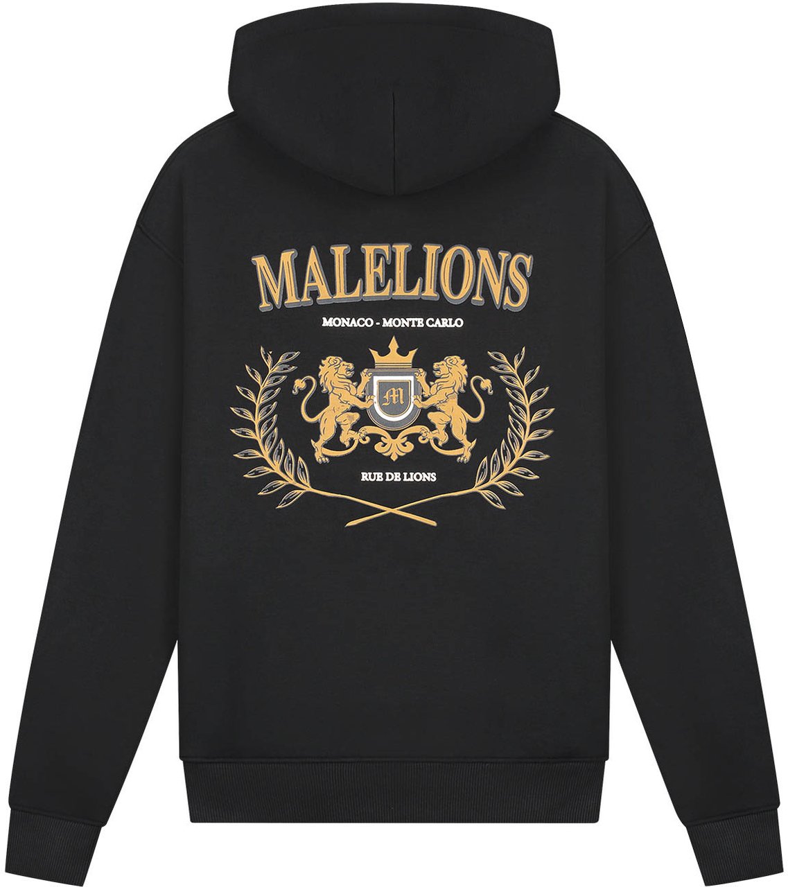 Malelions Malelions Men Monaco Hoodie Zwart