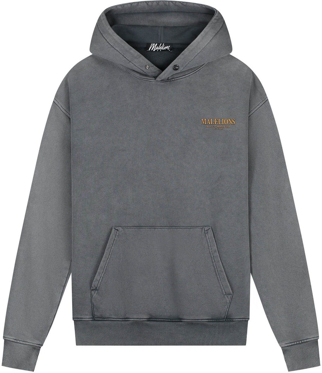 Malelions Malelions Men Monaco Hoodie Grijs