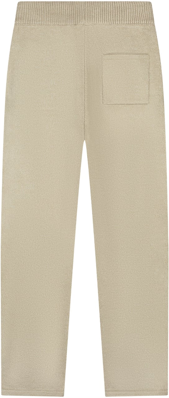 Malelions Malelions Men Straight Knitted Signature Pants Beige
