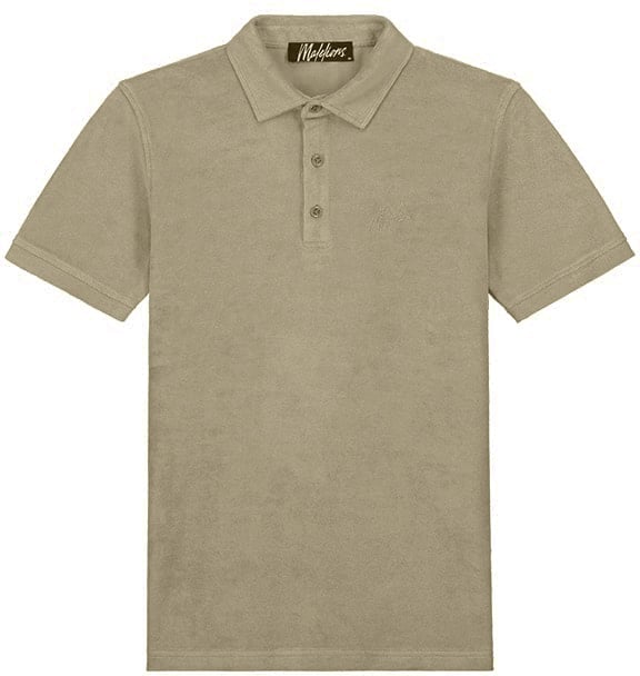 Malelions Malelions Men Signature Towelling Polo Groen