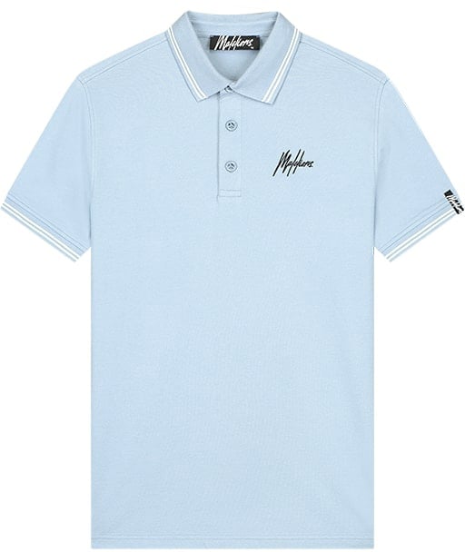 Malelions Malelions Men Signature Polo Blauw