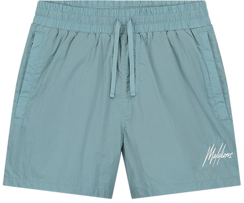 Malelions Malelions Men Crinkle Swim Shorts Blauw