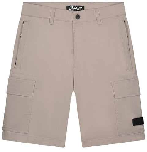 Malelions Malelions Men Cotton Cargo Shorts Beige