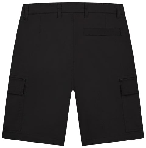 Malelions Malelions Men Cotton Cargo Shorts Zwart