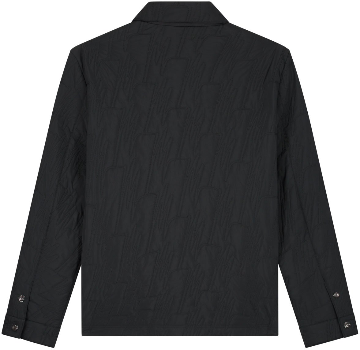 Malelions Malelions Men Quilted Monogram Jacket Zwart