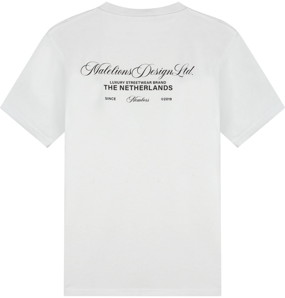 Malelions Malelions Men Limited T-Shirt Wit