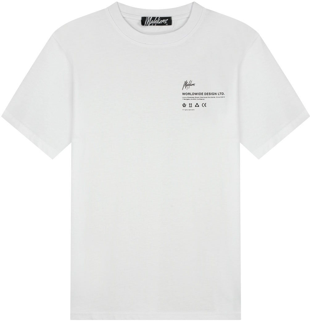 Malelions Malelions Men Limited T-Shirt Wit