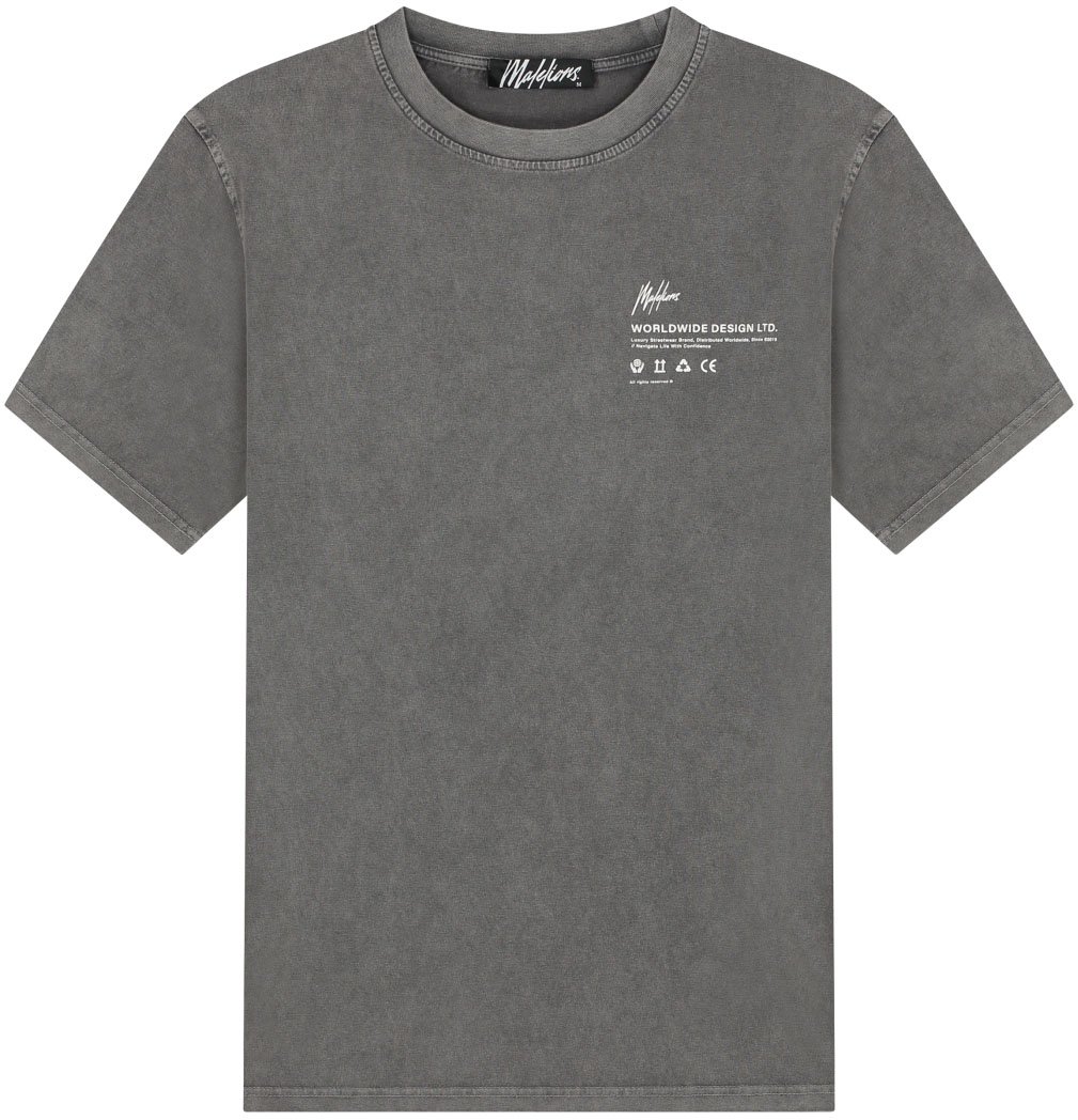 Malelions Malelions Men Limited T-Shirt Grijs